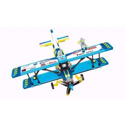 Enlighten 1125 Qman 1125 non  MÁY BAY BIỂU DIỄN bộ đồ chơi xếp lắp ráp ghép mô hình City Thành Phố 354 khối