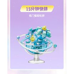 Keeppley K20269 Eevee Xếp hình lắp ráp ghép mô hình Hành tinh của gia đình Pokémon Eevee: Sun Eevee