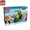 Enlighten 1104 Qman 1104 non  XE LU bộ đồ chơi xếp lắp ráp ghép mô hình City ROAD ROLLER Thành Phố 102 khối