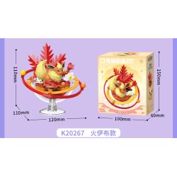 Keeppley K20271 Eevee Xếp hình lắp ráp ghép mô hình Hành tinh gia đình Pokémon Eevee: Tiên Eevee