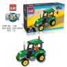 Enlighten 1102 Qman 1102 non  MÁY KÉO bộ đồ chơi xếp lắp ráp ghép mô hình City TRACTOR Thành Phố 112 khối