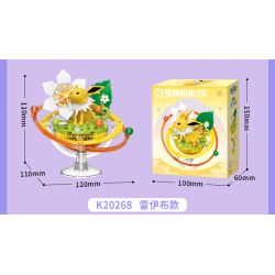 Keeppley K20272 Eevee Xếp hình lắp ráp ghép mô hình Hành tinh của gia đình Pokémon Eevee: Water Eevee