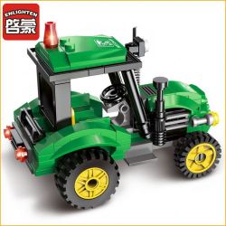 Enlighten 1102 Qman 1102 non  MÁY KÉO bộ đồ chơi xếp lắp ráp ghép mô hình City TRACTOR Thành Phố 112 khối