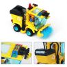 Enlighten 1101 Qman 1101 TOPOA MACTEPOB 5019 non  MÁY QUÉT ĐƯỜNG bộ đồ chơi xếp lắp ráp ghép mô hình City SWEEPER Thành Phố 102 khối