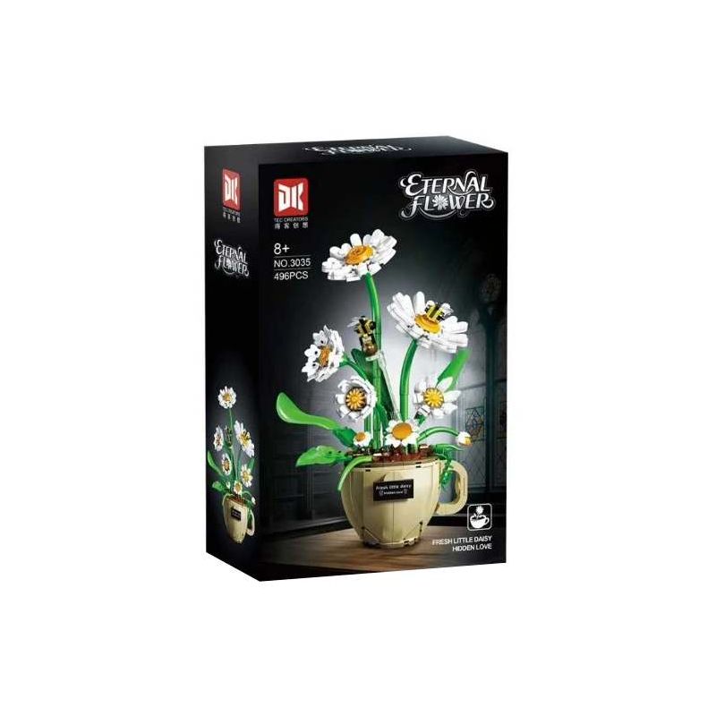 DK 3035 Xếp hình lắp ráp ghép mô hình tách cà phê hoa cúc