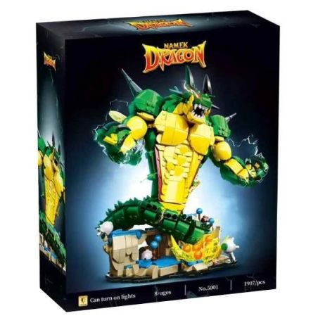 DK 5001 Namek Dragon Xếp hình lắp ráp ghép mô hình Ngọc rồng: Namek Shenlong