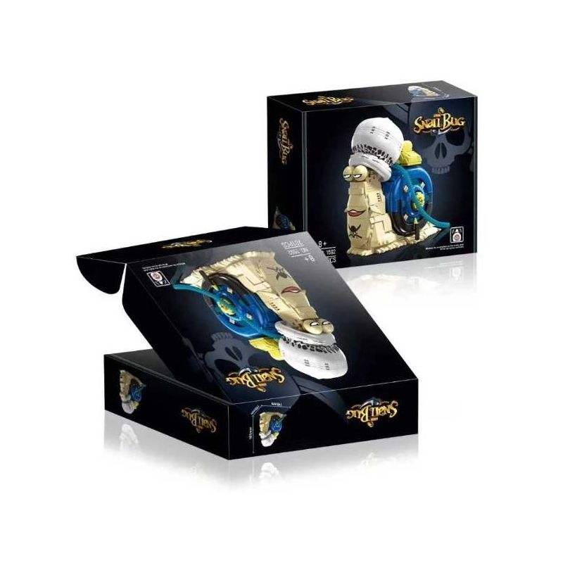 DK 1592 Snan Bug Xếp hình lắp ráp ghép mô hình One Piece: Lỗi điện thoại Luo