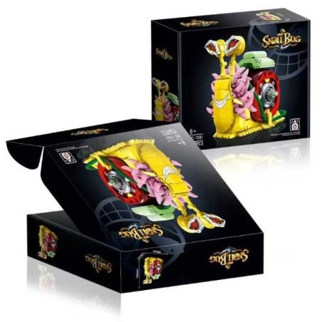 DK 1591 Snan Bug Xếp hình lắp ráp ghép mô hình One Piece: Lỗi điện thoại của Ming Ge