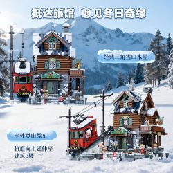 Pantasy 85033 Xếp hình lắp ráp ghép mô hình Nhà trọ Hilltop