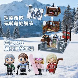 Pantasy 85033 Xếp hình lắp ráp ghép mô hình Nhà trọ Hilltop