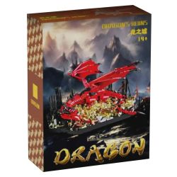 Jiqi JQ1110 Dragon's Ruins Xếp hình lắp ráp ghép mô hình Di tích rồng