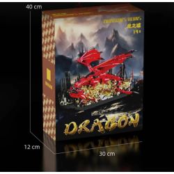 Jiqi JQ1110 Dragon's Ruins Xếp hình lắp ráp ghép mô hình Di tích rồng