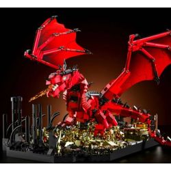 Jiqi JQ1110 Dragon's Ruins Xếp hình lắp ráp ghép mô hình Di tích rồng