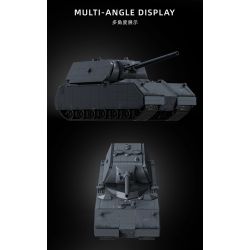 12GO 97016 Panzer VII Maus Xếp hình lắp ráp ghép mô hình Xe tăng siêu nặng Maus 1:28
