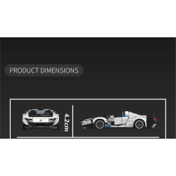 MouldKing 27110 Lamborghini SC20 Xếp hình lắp ráp ghép mô hình Siêu xe mui trần Lamborghini SC20