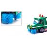 Enlighten 1111 Qman 1111 non  XE THU GOM RÁC bộ đồ chơi xếp lắp ráp ghép mô hình City GARBAGE TRUCK Thành Phố 198 khối