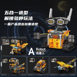 No license PL007 Proeramine Robot Xếp hình lắp ráp ghép mô hình Robot điều khiển từ xa WALL-E 5