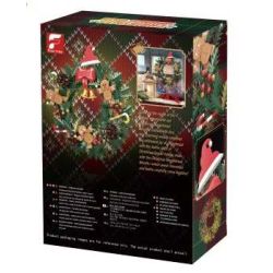Free Tribe 11029 Christmas Gingerbread Werath Xếp hình lắp ráp ghép mô hình vòng hoa giáng sinh