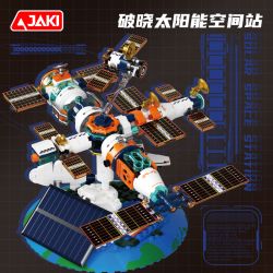 JAKI CK025 Xếp hình lắp ráp ghép mô hình Trạm vũ trụ mặt trời rạng đông