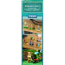 GUDI 60035 Xếp hình lắp ráp ghép mô hình Plants vs Zombies Blind Box Minifigure thứ 6