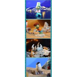GUDI 60035 Xếp hình lắp ráp ghép mô hình Plants vs Zombies Blind Box Minifigure thứ 6