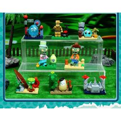 GUDI 60035 Xếp hình lắp ráp ghép mô hình Plants vs Zombies Blind Box Minifigure thứ 6