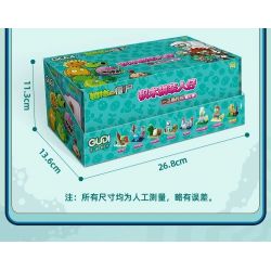 GUDI 60035 Xếp hình lắp ráp ghép mô hình Plants vs Zombies Blind Box Minifigure thứ 6