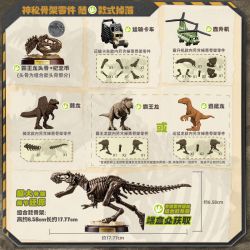 BLOKEES 75641 Xếp hình lắp ráp ghép mô hình Bộ sưu tập thiên nhiên: Phiên bản bất ngờ của Jurassic World Phần 1