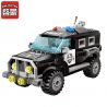 ENLIGHTEN 1110 non  Ô TÔ CẢNH SÁT ĐẶC NHIÊM bộ đồ chơi xếp lắp ráp ghép mô hình City SWAT SUV Thành Phố 185 khối