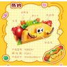 GUDI 40802 Food Party Xếp hình lắp ráp ghép mô hình Bữa Tiệc Ẩm Thực 9 Phong Cách