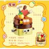 GUDI 40802 Food Party Xếp hình lắp ráp ghép mô hình Bữa Tiệc Ẩm Thực 9 Phong Cách