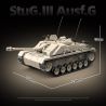 QUANGUAN 100307 StuG.III Ausf.G Xếp hình lắp ráp ghép mô hình Súng tấn công loại 3 G