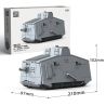 ThirdParty 300017 A7V Heavy Tank Xếp hình lắp ráp ghép mô hình Xe tăng hạng nặng A7V 1:35