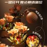 EMUE EM0029 Blooming Garden Whispers of Rose Xếp hình lắp ráp ghép mô hình Bloom Garden Tự động đóng mở hoa