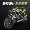 double height 60547 Xếp hình lắp ráp ghép mô hình Xe máy Ducati 848 tỷ lệ 1:8