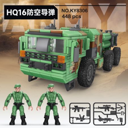 KAZI GBL BOZHI KY8306 Xếp hình lắp ráp ghép mô hình Đại bàng sức mạnh quốc gia mới: Tên lửa phòng không HQ16