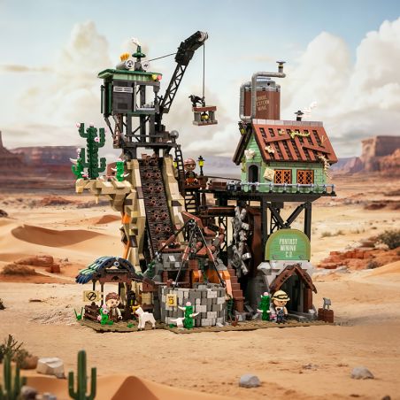 Pantasy 85025 Western Mine Xếp hình lắp ráp ghép mô hình mỏ phía tây