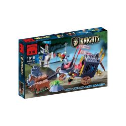 Enlighten 1018 Qman 1018 non  PHỤC KÍCH XE NGỰA NHÀ VUA bộ đồ chơi xếp lắp ráp ghép mô hình Medieval Castle CASTLE KNIGHTS Chiến Tranh Trung Cổ 160 khối