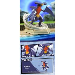 QMAN ENLIGHTEN Keeppley K20260 Xếp hình lắp ráp ghép mô hình Trận đánh! Lô Pokémon thứ hai gồm 6 loại: Gengar, Eevee, Charizard, Dragonite, Bite Shark và Gardevoir