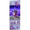 QMAN ENLIGHTEN Keeppley K20260 Xếp hình lắp ráp ghép mô hình Trận đánh! Lô Pokémon thứ hai gồm 6 loại: Gengar, Eevee, Charizard, Dragonite, Bite Shark và Gardevoir