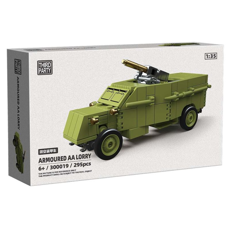 ThirdParty 300019 Armoured AA Lorry Xếp hình lắp ráp ghép mô hình Xe bọc thép phòng không 1:35