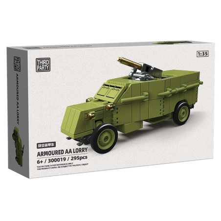 ThirdParty 300019 Armoured AA Lorry Xếp hình lắp ráp ghép mô hình Xe bọc thép phòng không 1:35