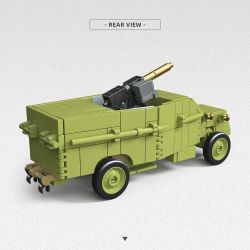 ThirdParty 300019 Armoured AA Lorry Xếp hình lắp ráp ghép mô hình Xe bọc thép phòng không 1:35