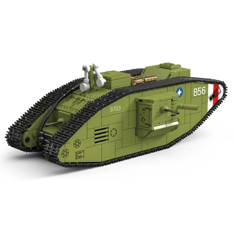 ThirdParty 300018 Heavy Tank MK.V Xếp hình lắp ráp ghép mô hình Tăng hạng nặng MK.V 1:35