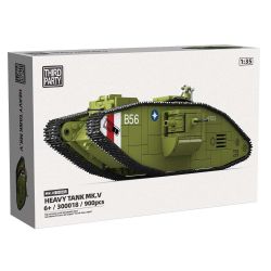 ThirdParty 300018 Heavy Tank MK.V Xếp hình lắp ráp ghép mô hình Tăng hạng nặng MK.V 1:35