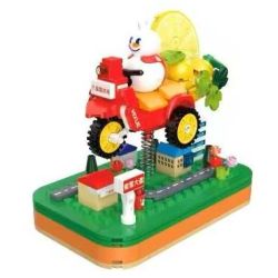 Mixue Ice City XWZB-24053 Xếp hình lắp ráp ghép mô hình Mixue Ice City Snow King Shake: Vua tuyết Hiệp sĩ chanh