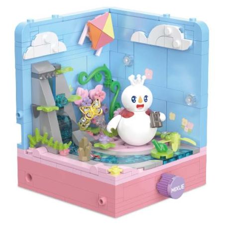 Mixue Ice City XWZB-25020 Xếp hình lắp ráp ghép mô hình Cùng nhau đón xuân tại Mixue and Ice City: Paper Kite