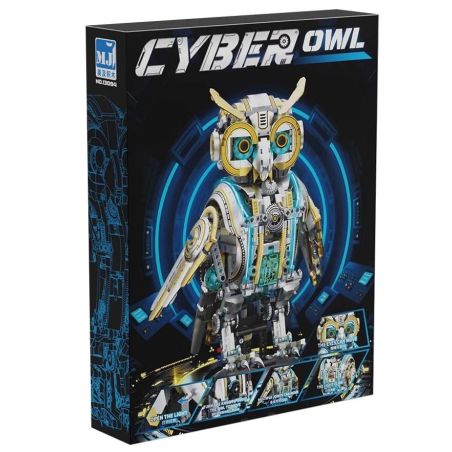 Beautiful and 13094 Mechanical Cyber Owl Xếp hình lắp ráp ghép mô hình Cú cơ khí