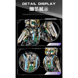 Beautiful and 13094 Mechanical Cyber Owl Xếp hình lắp ráp ghép mô hình Cú cơ khí