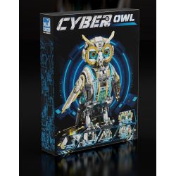 Beautiful and 13094 Mechanical Cyber Owl Xếp hình lắp ráp ghép mô hình Cú cơ khí